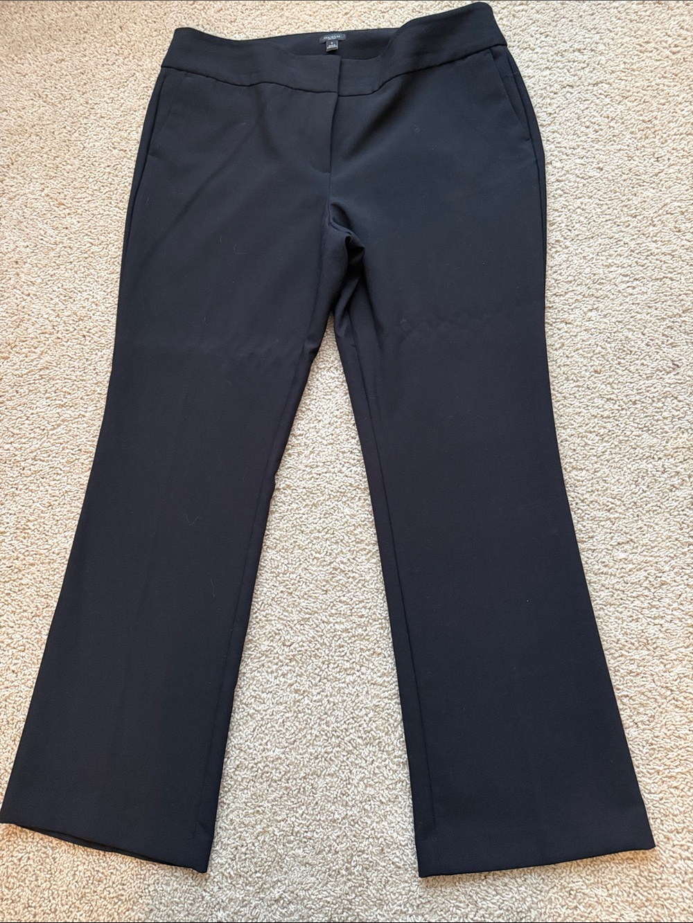 Ann Taylor Factory Black Dress Pants Waistband Detail